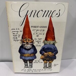 Gnomes HC DJ VTG Gnomes Art Book 1977 Coffee Table DJ First Eng Edition